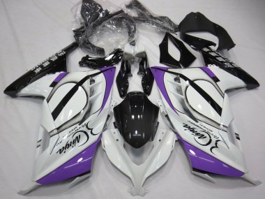 Wholesale 2013-2024 Kawasaki Ninja 300 Motorcycle Fairings - Glossy White Purple Black Canada