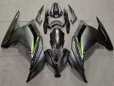 Wholesale 2013-2024 Kawasaki Ninja 300 Motorcycle Fairings - Matte Black Green Canada