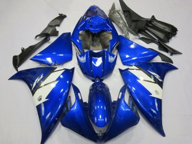 Wholesale 2012-2014 Yamaha R1 Motorcycle Fairings - Blue White Canada