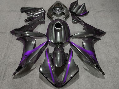 Wholesale 2004-2006 Yamaha R1 Motorcycle Fairings - Carbon Fiber Style Purple Canada