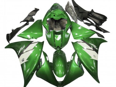 Wholesale 2012-2014 Yamaha R1 Motorcycle Fairings - Green White Canada