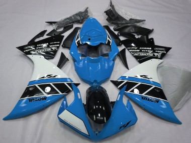 Wholesale 2012-2014 Yamaha R1 Motorcycle Fairings - Blue White Glossy Black Canada