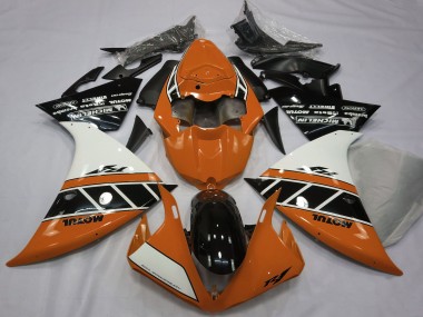 Wholesale 2012-2014 Yamaha R1 Motorcycle Fairings - Orange White Glossy Black Canada