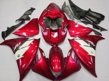 Wholesale 2012-2014 Yamaha R1 Motorcycle Fairings - Red White Canada