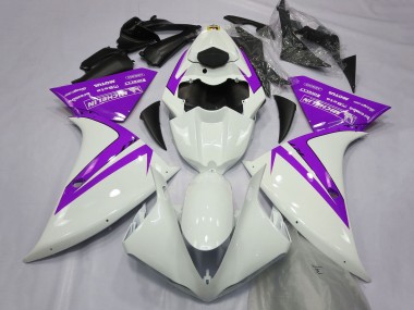 Wholesale 2012-2014 Yamaha R1 Motorcycle Fairings - White Purple Canada