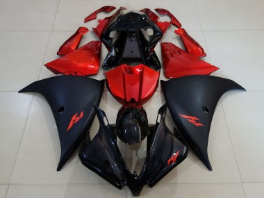Wholesale 2012-2014 Yamaha R1 Motorcycle Fairing - Glossy Black Matte Black Red Canada