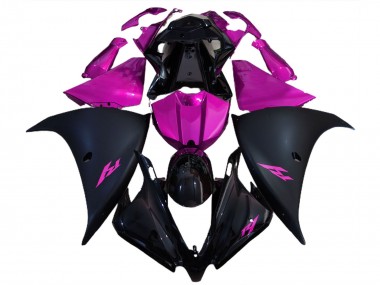 Wholesale 2012-2014 Yamaha R1 Motorcycle Fairings - Glossy Black Matte Black Pink Canada