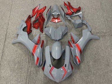 Wholesale 2015-2019 Yamaha R1 Motorcycle Fairings - Nardo Grey Red Canada