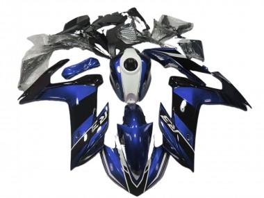 Wholesale 2015-2018 Yamaha R3 Motorcycle Fairings - Blue White Glossy Black Canada