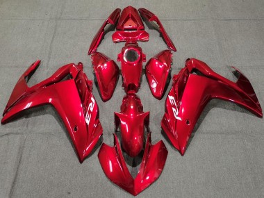 Wholesale 2015-2018 Yamaha R3 Motorcycle Fairings - Glossy Red Canada