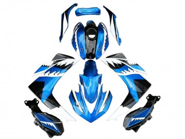 Wholesale 2015-2018 Yamaha R3 Motorcycle Fairing - Blue White Black Shark Canada