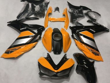 Wholesale 2015-2018 Yamaha R3 Motorcycle Fairings - Orange Silver Glossy Black Canada
