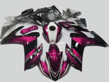 Wholesale 2015-2018 Yamaha R3 Motorcycle Fairing Kits - Purple White Glossy Black Canada
