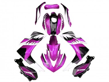Wholesale 2015-2018 Yamaha R3 Motorcycle Fairings - Pink White Glossy Black Shark Canada