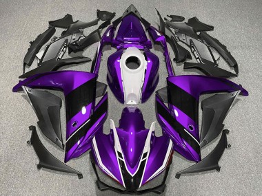 Wholesale 2015-2018 Yamaha R3 Motorcycle Fairings - Purple White Glossy Black Canada