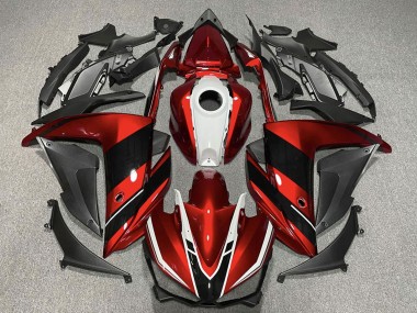 Wholesale 2015-2018 Yamaha R3 Motorcycle Fairings - Red White Glossy Black Canada