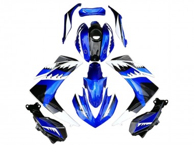 Wholesale 2015-2018 Yamaha R3 Motorcycle Fairings - Blue White Black Shark Canada