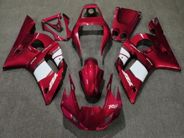 Wholesale 1998-2002 Yamaha R6 Motorcycle Fairing - Red White Canada