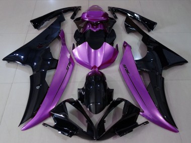 Wholesale 2008-2016 Yamaha R6 Motorcycle Fairings - Purple Glossy Black Canada