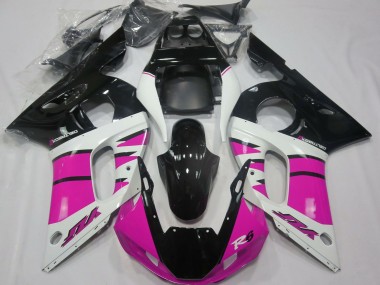 Wholesale 1998-2002 Yamaha R6 Motorcycle Fairings - White Pink Glossy Black Canada