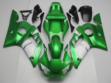 Wholesale 1998-2002 Yamaha R6 Motorcycle Fairings - Green White Canada