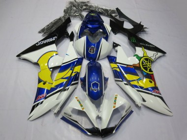 Wholesale 2008-2016 Yamaha R6 Motorcycle Fairings - White Blue Black Yellow Canada