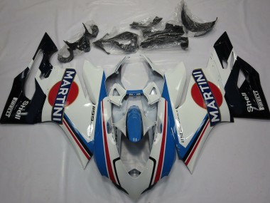 Wholesale 2011-2014 Ducati 1199 Motorcycle Fairings - White Light Blue Red Black Martini Canada
