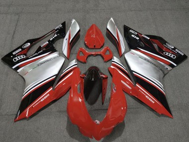 Wholesale 2011-2014 Ducati 1199 Motorcycle Fairings - Red Silver Black Performance Canada