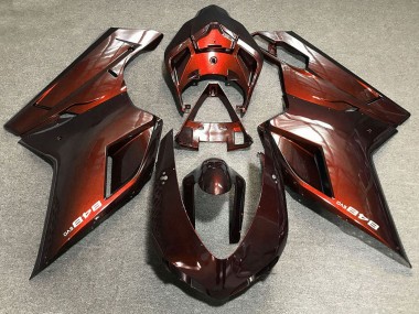 Wholesale 2007-2014 Ducati 848 Motorcycle Fairings - Red Canada