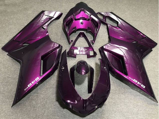 2007-2014 Ducati 848 Motorcycle Fairings - Purple Canada