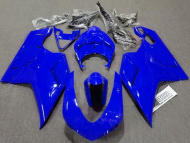 Wholesale 2007-2014 Ducati 1098 Motorcycle Fairings - Glossy Blue Plain Canada