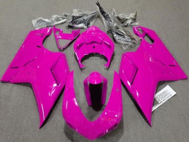 Wholesale 2007-2014 Ducati 1098 Motorcycle Fairings - Glossy Pink Plain Canada