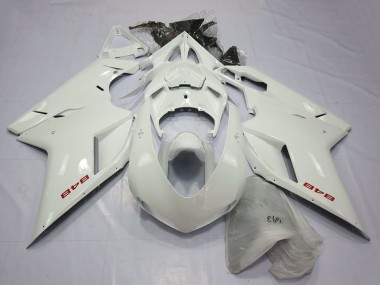 Wholesale 2007-2014 Ducati 848 Motorcycle Fairings - Pearl White Canada