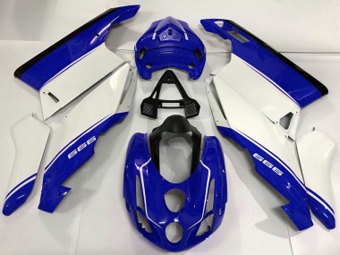 Wholesale 2003-2004 Ducati 999 Motorcycle Fairings - White Blue Black Canada