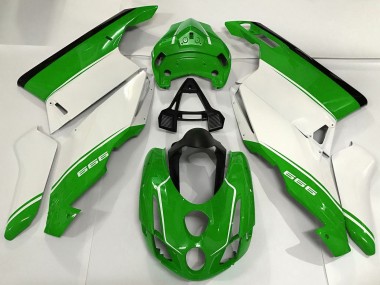 Wholesale 2003-2004 Ducati 999 Motorcycle Fairings - White Green Black Canada