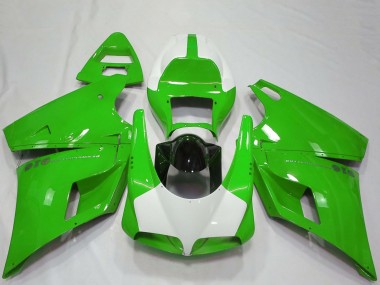 Wholesale 1993-2005 Ducati 916 Motorcycle Fairings - Green White Glossy Black Performance Canada