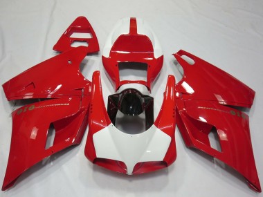 Wholesale 1993-2005 Ducati 916 Motorcycle Fairings - Red White Glossy Black Performance Canada