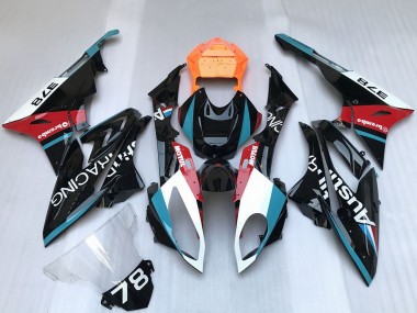 Wholesale 2009-2014 BMW S1000RR Motorcycle Fairings - White Blue Red Orange Motul Austin Racing Canada
