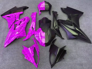 Wholesale 2015-2016 BMW S1000RR Motorcycle Fairings - Pink Matte Black Split Canada