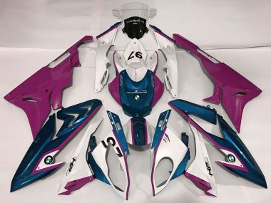 Wholesale 2009-2014 BMW S1000RR Motorcycle Fairings - White Purple Blue Canada