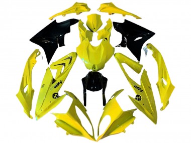 Wholesale 2009-2014 BMW S1000RR Motorcycle Fairings - Yellow Glossy Black HP Canada