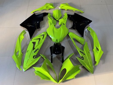 Wholesale 2009-2014 BMW S1000RR Motorcycle Fairings - High Viz Yellow Glossy Black HP Canada