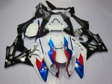 Wholesale 2009-2014 BMW S1000RR Motorcycle Fairings - White Red Blue Glossy Black Castrol OEM Style Canada