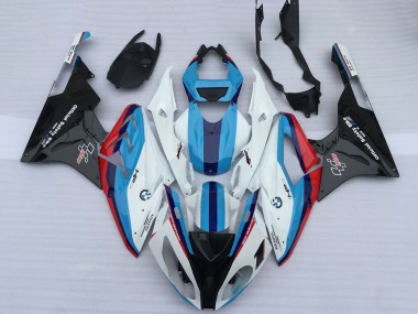 Wholesale 2009-2014 BMW S1000RR Motorcycle Fairings - White Red Light Blue Glossy Black OEM Style Canada