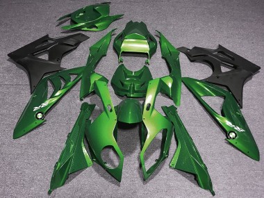 Wholesale 2009-2014 BMW S1000RR Motorcycle Fairings - Green Matte Black Canada