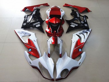 Wholesale 2009-2014 BMW S1000RR Motorcycle Fairings - White Red Glossy Black Canada