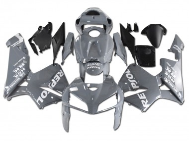 Wholesale 2005-2006 Honda CBR600RR Motorcycle Fairings - Nardo Grey White Repsol Canada