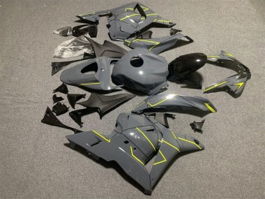 Wholesale 2009-2012 Honda CBR600RR Motorcycle Fairings - Dark Nardo Grey Yellow Canada