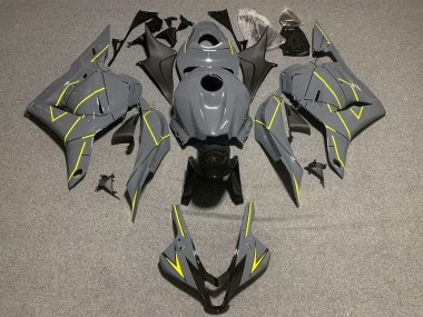 Wholesale 2009-2012 Honda CBR600RR Motorcycle Fairings - Dark Nardo Grey Yellow Canada