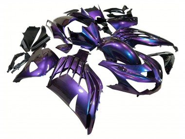 Wholesale 2012-2024 Kawasaki ZX14R ZZR1400 Motorcycle Fairings - Chameleon Blue Purple Canada